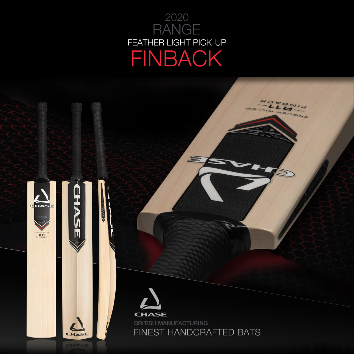 Free & Fast Delivery 2020 Chase R7 Finback Cricket Bat 